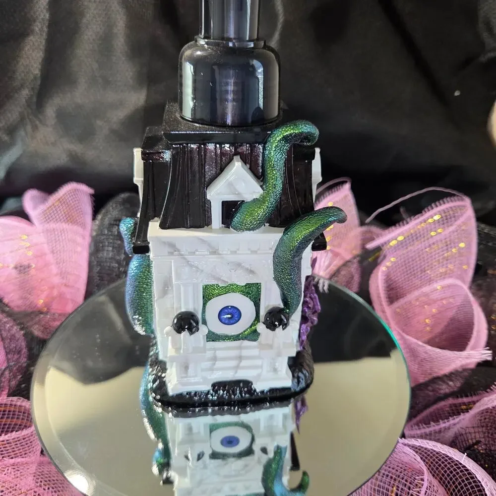 haunted house halloween soap dispenser